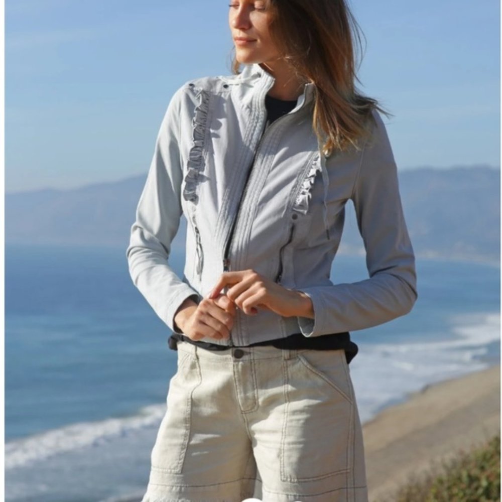Anthropologie Marrakech Pearl Ruffled Jacket S - Picture 8 of 8